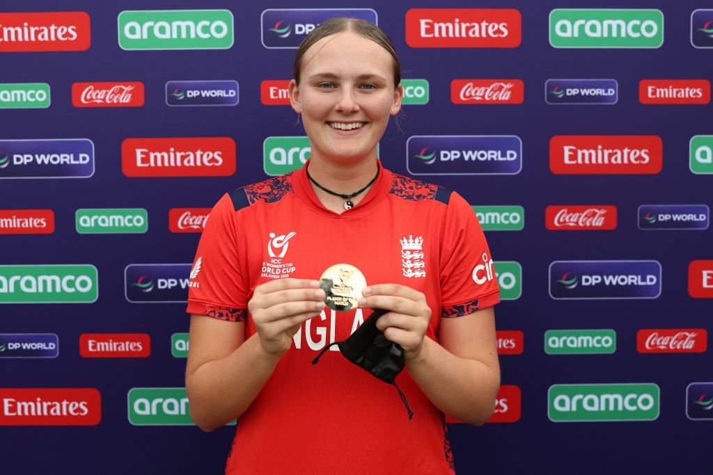 Tilly Corteen-Coleman's Four-Wicket Haul Propels England to U19 World Cup Semi-Finals