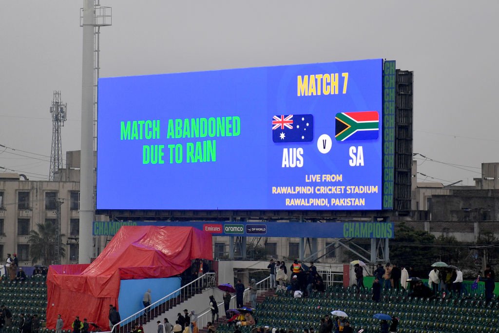 Australia vs. South Africa: Champions Trophy Clash Abandoned Due to Rain a