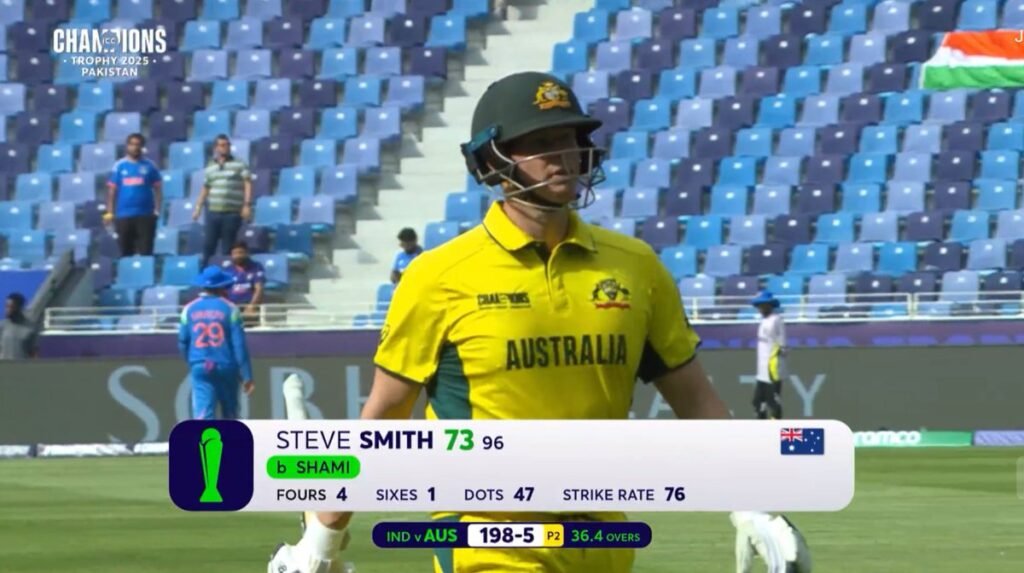 Steve Smith’s Brilliance Against India in ICC Knockout Matches