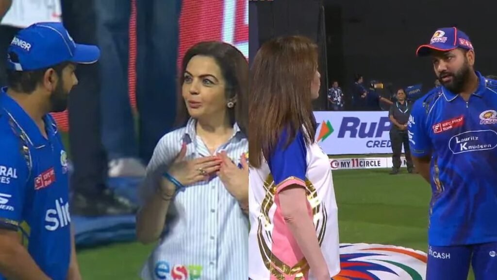 Rohit Sharma’s Chat with MI Owner Nita Ambani Goes Viral