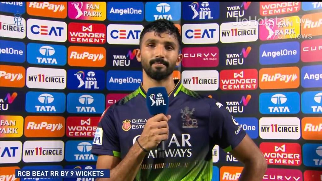 Devdutt Padikkal Expresses Deep Affection for RCB,