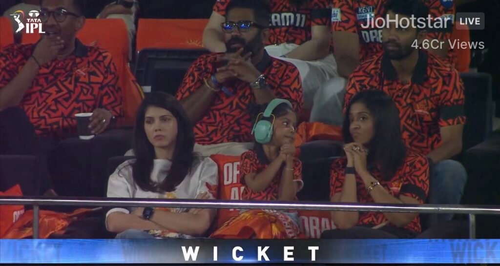 Kavya Maran's Reaction to Sunrisers Hyderabad's 4th Wicket Fall