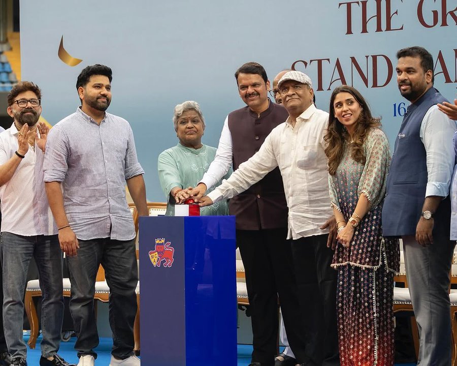 Emotional Scenes at Wankhede as Rohit Sharma's Parents Inaugurate Stand