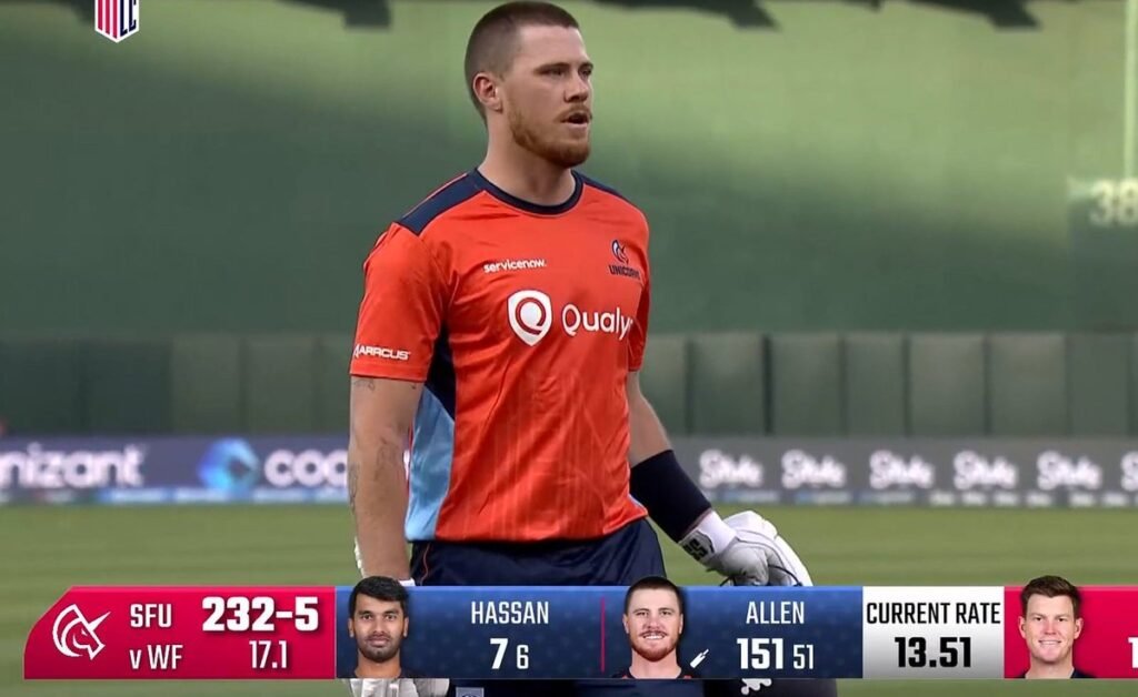 Finn Allen Enters the Record Books: Smashes Most Sixes in T20 History