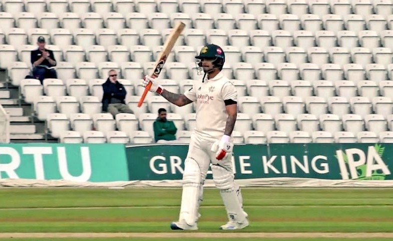 Ishan Kishan Shines Bright with 87 in County Championship Outing