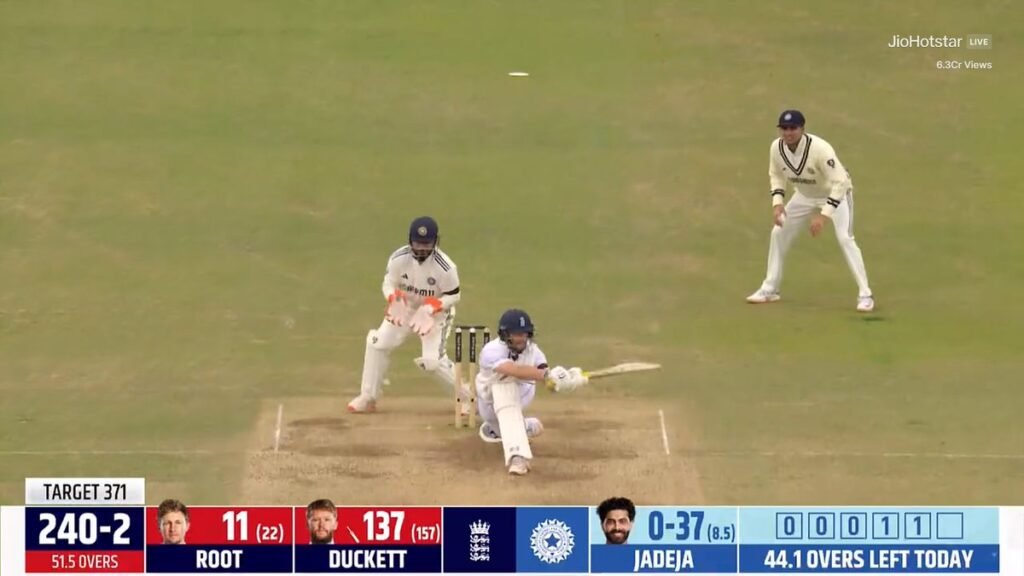 Ben Duckett Stuns with Outrageous Shot as Tensions Soar in India vs England Test