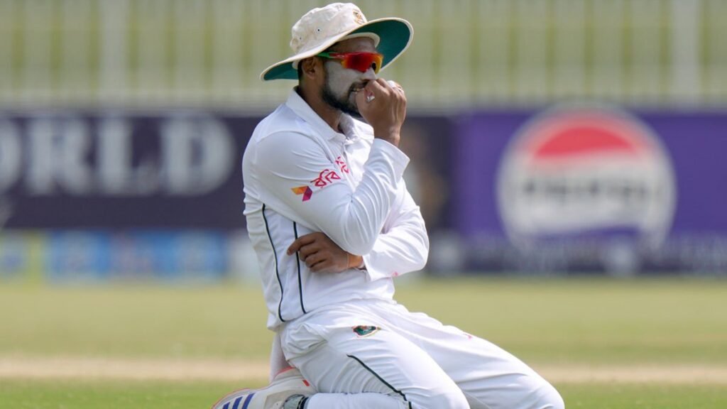 Najmul Hossain Shanto Steps Down as Bangladesh Test Captain