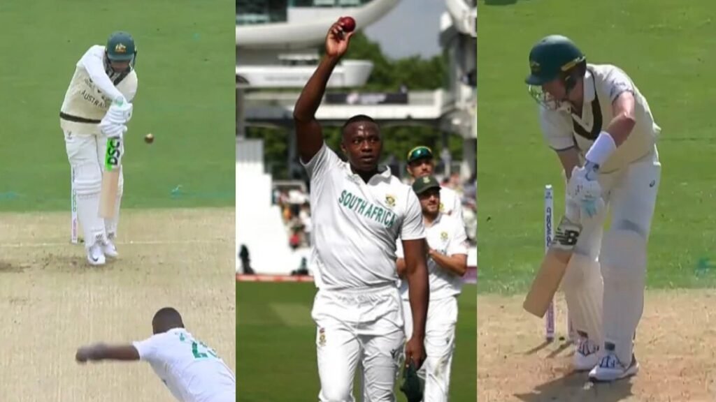 Rabada Runs Riot at Lord’s as Australia Crumble in WTC Final Opener