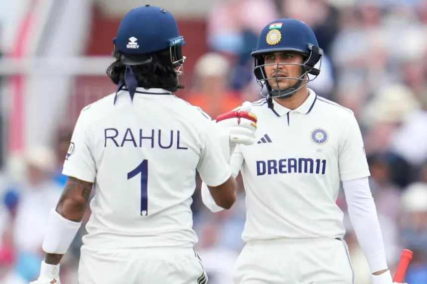 Gill and Rahul Fight Back After England’s Record 669 at Old Trafford