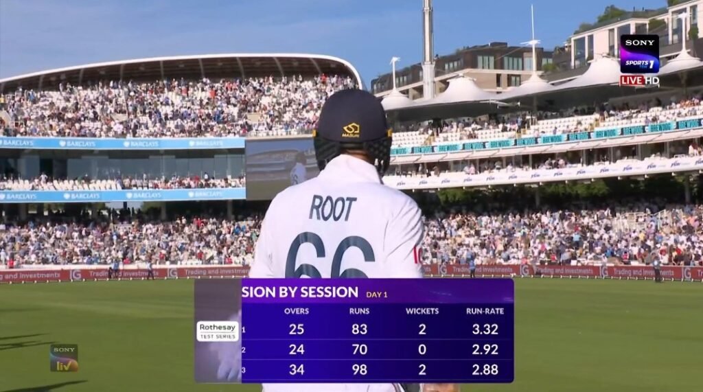 Joe Root’s Masterclass Anchors England on Day 1 at Lord’s