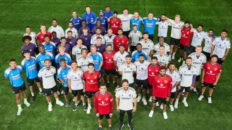 Legacy Meets Legacy: Team India Bonds with Manchester United in Manchester