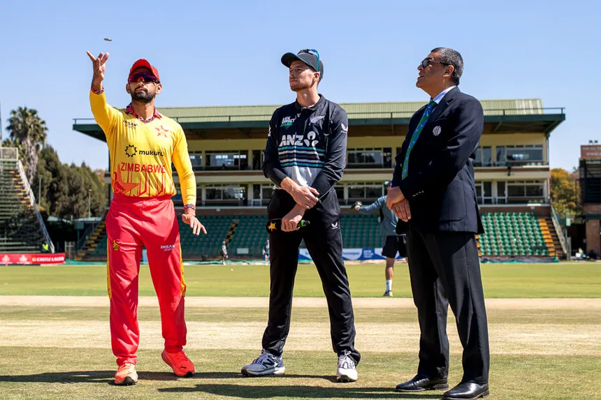 New Zealand Extend Unbeaten Run with 60-Run Win Over Zimbabwe in Tri-Series Clash