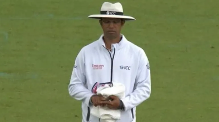 Dharmasena Gesture Prompts DRS Debate