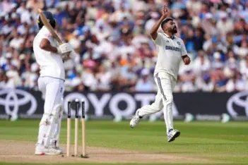 Siraj’s Final-Ball Strike Leaves England 50/1, India in Command