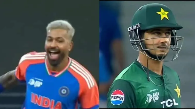 Hardik Pandya Strikes First Ball, Saim Ayub Falls for Golden Duck