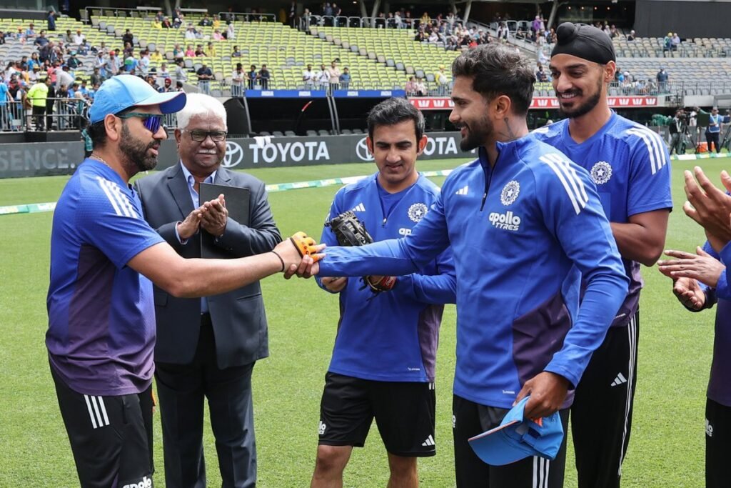 Nitish Kumar Reddy Honoured to Receive ODI Cap from His Idol