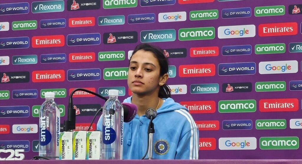 Smriti Mandhana Takes Responsibility After India’s Costly Collapse Against England