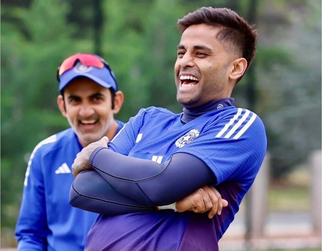 Suryakumar Yadav and Coach Gautam Gambhir Light Up Team India’s Practice Session