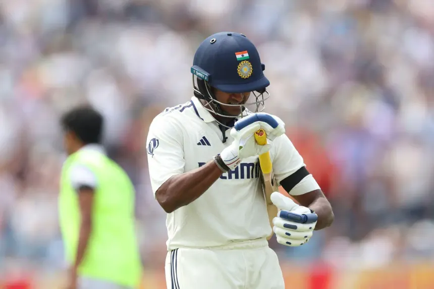 Sai Sudharsan’s Composed 87 Anchors India’s Commanding Day