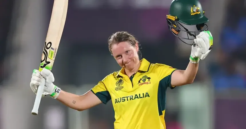 Healy’s 142 Powers Australia to Record-Breaking World Cup Chase