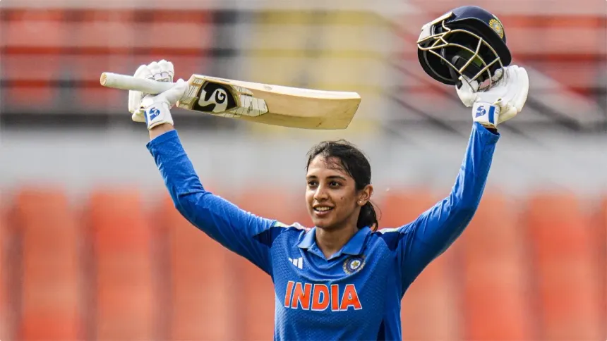 Mandhana Nears Belinda Clark’s 28-Year-Old ODI Runs Record