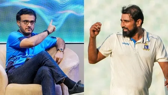Sourav Ganguly Backs Shami for Continued Role Across Formats