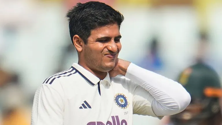 Shubman Gill Ruled Out of Guwahati Test with Neck Injury