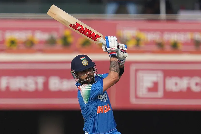Virat Kohli’s 52nd ODI Ton Fuels India to 349/8 in Ranchi Run-Fest