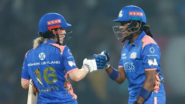 Sajeevan Sajana and Nicola Carey Rescue Mumbai Indians